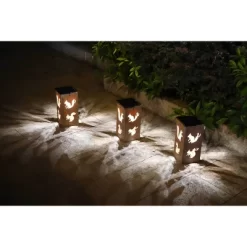 Techko Maid LED Solar 10.8" Portable Squirrel Cut Out Decorative Outdoor Lantern Clear -Outdoor Decoration Store GUEST 79795d8d 3997 4772 a079 14a3e156adca