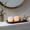 2pk 3" X 3" LED Flameless Black Wick Candles White - Threshold™ -Outdoor Decoration Store GUEST 79e291be 4898 4a11 ba0e ad3db40699c1