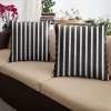 2pk Square Sunbrella Stripe Indoor Outdoor Corded Throw Pillows Black/White -Outdoor Decoration Store GUEST 7cf1ceee 3961 4d81 9e16 cec9514f62d7