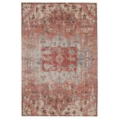 Priyah Indoor/Outdoor Area Rug Medallion Pink/Gray - Jaipur Living -Outdoor Decoration Store GUEST 7d5decb3 10b3 47c3 85f2 e1fcdfdc3422