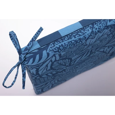 Set Of 2 Outdoor/Indoor Squared Corners Seat Cushions Maven/Preview - Pillow Perfect 7 Set Of 2 Outdoor/Indoor Squared Corners Seat Cushions Maven/Preview - Pillow Perfect - Image 5