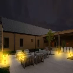 Solar Portable Hanging Outdoor Lantern Black - Techko Maid -Outdoor Decoration Store GUEST 7e4152e1 bbb4 4e5f aa63 317d44d5eaff