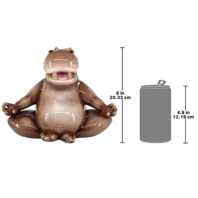 Design Toscano A Ton Of Zen Yoga Hippo Garden Statue 8 Design Toscano A Ton Of Zen Yoga Hippo Garden Statue - Image 6