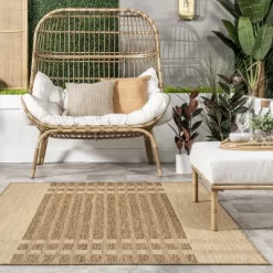 NuLOOM Lila Modern Striped Indoor/Outdoor Area Rug -Outdoor Decoration Store GUEST 7f3fac81 c4bd 45ae 8ebf 914b58cdc806