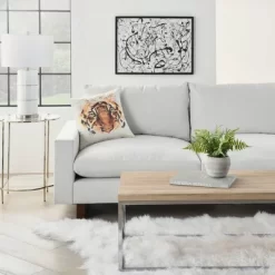 18"x18" Reversible Indoor/Outdoor Tiger And Chevron Print Square Throw Pillow - Mina Victory 9 18"x18" Reversible Indoor/Outdoor Tiger And Chevron Print Square Throw Pillow - Mina Victory -Outdoor Decoration Store GUEST 8096a7be b44f 490d b346 cc4d7ed69049