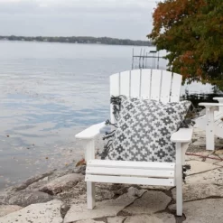 24x24 Inches Hand Woven Gray Polyester With Polyester Fill Pillow - Foreside Home & Garden 10 24x24 Inches Hand Woven Gray Polyester With Polyester Fill Pillow - Foreside Home & Garden -Outdoor Decoration Store GUEST 809b49c6 d865 43c2 99a5 21f47592ed43