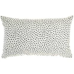 14"x24" Oversized Reversible Indoor/Outdoor Leopard Print Lumbar Throw Pillow - Mina Victory