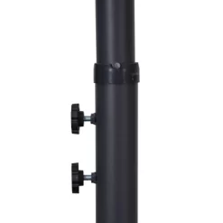 10' X 10' Cantilever Patio Hanging Umbrella With Crank And Cross Base Red - Wellfor -Outdoor Decoration Store GUEST 81880e14 2ef5 497b 9af3 2bca63697244