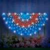 Collections Etc LED Lighted Patriotic 4-Foot Long Bunting 1 Collections Etc LED Lighted Patriotic 4-Foot Long Bunting -Outdoor Decoration Store GUEST 81cb4e2f 7214 4c03 95ee 7359314a2318