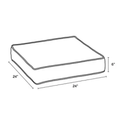 24" X 24" ProFoam Outdoor Deep Seat Bottom Cushion - Clark Blue - Arden Selections 13 24" X 24" ProFoam Outdoor Deep Seat Bottom Cushion - Clark Blue - Arden Selections -Outdoor Decoration Store GUEST 8303de58 daee 41ce b659 d3529c5d66cb