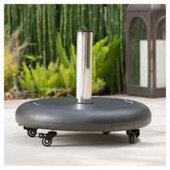 Hayward 88lbs Round Umbrella Base With Wheels - Black - Christopher Knight Home -Outdoor Decoration Store GUEST 8467a64e aa8f 488f 97e6 83845dd2b14a