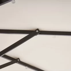 9' X 9' Solar LED Patio Umbrella With Tilt Adjustment And Crank Lift Beige - Wellfor -Outdoor Decoration Store GUEST 84b5078b cfff 4cde b153 aa9b4782af24