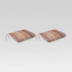 2pk 18" X 15" Monoblock Outdoor Seat Cushions - Jordan Manufacturing -Outdoor Decoration Store GUEST 84e84ccb 5069 402c b919 4ea4b201286e