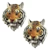 Design Toscano Indochinese Tiger Wall Sculpture: Set Of Two -Outdoor Decoration Store GUEST 86454e55 e4c3 41c0 bf2a cd81d9faa089