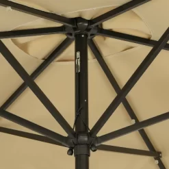 10' X 6.5' Rectangular Nassau Market Patio Umbrella With LED Bulb Lights Champagne - Island Umbrella 25 10' X 6.5' Rectangular Nassau Market Patio Umbrella With LED Bulb Lights Champagne - Island Umbrella -Outdoor Decoration Store GUEST 8657bbc3 a731 4817 a56c c7a88db491e6