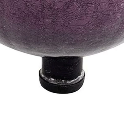 Achla Designs G12-PL-C 12 Inch Glass Outdoor Gazing Crackling Globe Sphere Lawn Ornament Decoration For Gardens And Flower Beds, Plum 3 Achla Designs G12-PL-C 12 Inch Glass Outdoor Gazing Crackling Globe Sphere Lawn Ornament Decoration For Gardens And Flower Beds, Plum