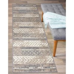 World Rug Gallery Distressed Geometric Indoor/Outdoor Area Rug -Outdoor Decoration Store GUEST 87c9b313 5333 4f04 af6f 16805457500d