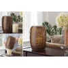 Northlight 10.25" Decorative Chestnut Brown Bellaroma Crescent Cut-Out Ceramic Candle Warmer Lantern -Outdoor Decoration Store GUEST 8806e1fc 1f78 4008 ab8d 8e00a34d3ddc