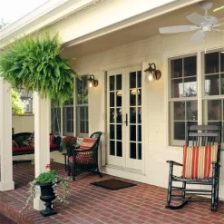 9.8" Metal/Glass Outdoor Lamp Black - LNC -Outdoor Decoration Store GUEST 88b9a126 66cb 4681 a04f 0b917141c6e9