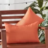 Set Of 2 Outdoor Lumbar Throw Pillows Rust - Kensington Garden -Outdoor Decoration Store GUEST 892b2108 55da 4adf aadd 014f6cb62242