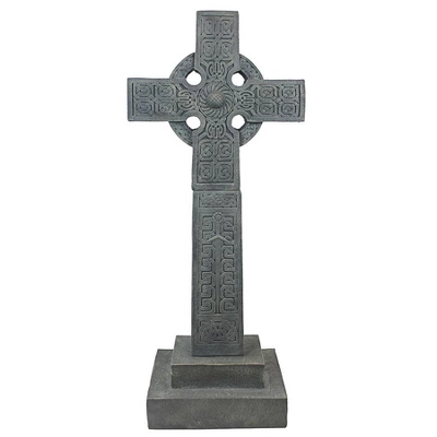Design Toscano Full-Size Chisholm Highland Celtic Cross Statue 5 Design Toscano Full-Size Chisholm Highland Celtic Cross Statue - Image 3
