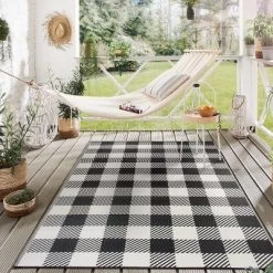 World Rug Gallery Buffalo Plaid Reversible Plastic Outdoor Rugs -Outdoor Decoration Store GUEST 8ba9f3fc 0da0 4de4 8a4f bac8ab6724b3