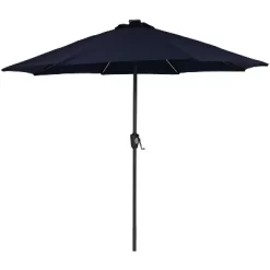 Sunnydaze Decor Sunnydaze Outdoor Aluminum Sunbrella Patio Umbrella With Solar LED Light Bars And Tilt - 9' -Outdoor Decoration Store GUEST 8c2fb107 7ebd 4460 80a1 75354955ba67