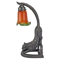 Design Toscano Crouching Cat, Flexing Feline Illuminated Sculpture -Outdoor Decoration Store GUEST 8cbe6a7b 23a5 4957 808f 8ade4e61c289