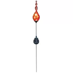 Collections Etc Solar Flame Spiral Glass -Outdoor Decoration Store GUEST 8d341615 df22 48be 9e63 c8414fa6f76b