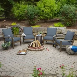 Alair Texture Deep Seat Outdoor Cushion Set Denim Blue - Arden Selections 8 Alair Texture Deep Seat Outdoor Cushion Set Denim Blue - Arden Selections -Outdoor Decoration Store GUEST 9090beda e487 43e4 8478 98ae97b54f4c