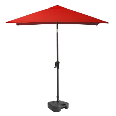 9' Square Titling Market Patio Umbrella With Base - CorLiving 10 9' Square Titling Market Patio Umbrella With Base - CorLiving - Image 8
