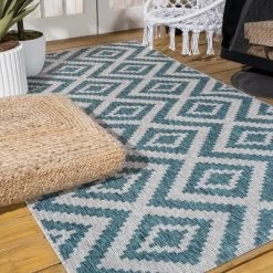 Sintra Diamond Indoor/Outdoor Area Rug - JONATHAN Y -Outdoor Decoration Store GUEST 951b6607 1333 449b a9af cc827f1a6053