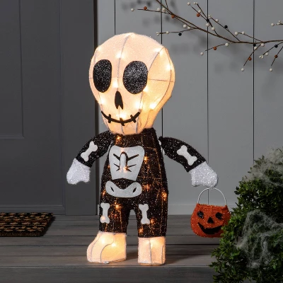 Light Up Skeleton Trick-or-Treater Halloween Novelty Sculpture Light - Hyde & EEK! Boutique™ 3 Light Up Skeleton Trick-or-Treater Halloween Novelty Sculpture Light - Hyde & EEK! Boutique™