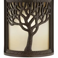 John Timberland Mission Outdoor Wall Light Fixture Bronze Tree Motif 12 1/4" Amber Glass Lantern For Exterior House Porch Patio 12 John Timberland Mission Outdoor Wall Light Fixture Bronze Tree Motif 12 1/4" Amber Glass Lantern For Exterior House Porch Patio -Outdoor Decoration Store GUEST 97b5216e 6a26 4539 a21c d594405df5d6