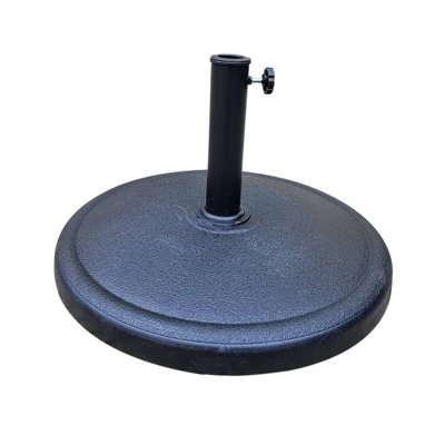 42Ibs Resin Patio Umbrella Base Black - Wellfor 6 42Ibs Resin Patio Umbrella Base Black - Wellfor - Image 4