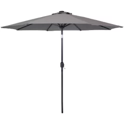 Sunnydaze Decor Sunnydaze Outdoor Aluminum Pool Patio Umbrella With Solar LED Lights, Tilt, And Crank - 9' -Outdoor Decoration Store GUEST 98e3756c b2eb 4690 906f 489b636e04c6