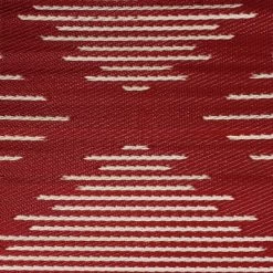 Northlight 4' X 6' Red And Beige Pattern Rectangular Outdoor Area Rug -Outdoor Decoration Store GUEST 9a394cf0 70fb 4a56 9c68 45998185c10e