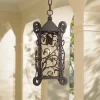 John Timberland Casa Seville Vintage Rustic Outdoor Hanging Light Dark Walnut Scroll 15" Champagne Water Glass For Post Exterior Barn Deck House Porch -Outdoor Decoration Store GUEST 9bdec52e 6618 4260 bc09 28d0d51a68fd
