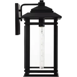 John Timberland North House Mission Outdoor Wall Light Fixture Matte Black Metal 19" Clear Glass For Post Exterior Barn Deck House Porch Yard Patio 14 John Timberland North House Mission Outdoor Wall Light Fixture Matte Black Metal 19" Clear Glass For Post Exterior Barn Deck House Porch Yard Patio -Outdoor Decoration Store GUEST 9be3aa87 16ba 4092 91d5 19e3f94acc83