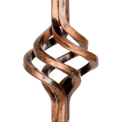 Pearlized Glass Solar Flame Stake Light Light Blue - Exhart -Outdoor Decoration Store GUEST 9c3ef382 c0fc 4edd b5fe 0cfa53fbb172 1