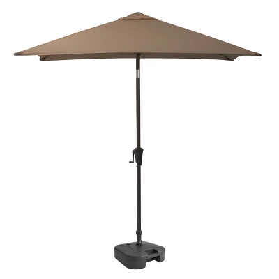 9' Square Titling Market Patio Umbrella With Base - CorLiving 15 9' Square Titling Market Patio Umbrella With Base - CorLiving - Image 13