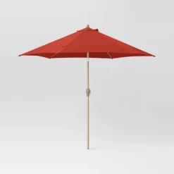 9'x9' Market Patio Umbrella - Light Wood Pole - Threshold™ -Outdoor Decoration Store GUEST 9db5dec2 e939 4b4f 952d 58f53d61f0ef