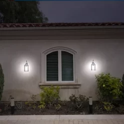 Solar Portable Hanging Outdoor Lantern With Hanger Black - Techko Maid -Outdoor Decoration Store GUEST 9e182312 f56d 4968 b3a1 ba26e0839185