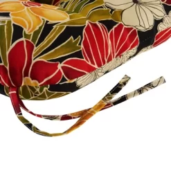 Aloha Floral Black Outdoor Seat Cushion - Kensington Garden -Outdoor Decoration Store GUEST 9f55e8f3 a4cb 4c14 be3e 8e077fbd5c91