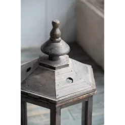 A&B Home 2pc Graca Polygon Temple Outdoor Garden Lanterns - Natural -Outdoor Decoration Store GUEST a0c263c5 afeb 4f42 ac2a 3e16821dc0ac