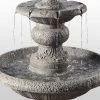 52.56" Icy Stone 2-Tiered Focal Point Outdoor Waterfall Fountain - Gray - Teamson Home -Outdoor Decoration Store GUEST a3d4a533 b152 4179 b6d5 edebd6312242