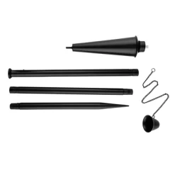 BIRDROCK HOME 4pk Mallorca Torches - Black -Outdoor Decoration Store GUEST a4206d6d 3c09 4e5f a4f3 727301b6475e