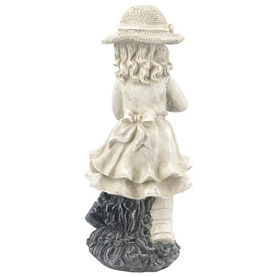 Design Toscano Young Gardener Girl Statue: Rebecca Medium 6 Design Toscano Young Gardener Girl Statue: Rebecca Medium - Image 4