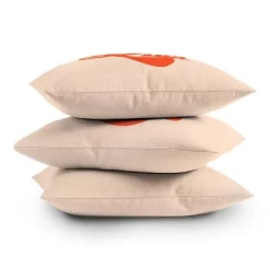 Rhianna Marie Chan 'Cool To Be Kind' Outdoor Throw Pillow Orange - Deny Designs -Outdoor Decoration Store GUEST a809e8ab 698d 49ef 84bc bc19a3c52cd8