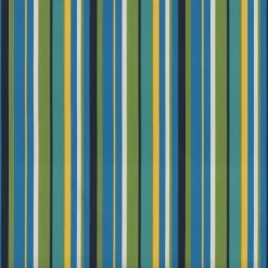 Outdoor Wicker Loveseat Cushion - Topanga Stripe - Pillow Perfect